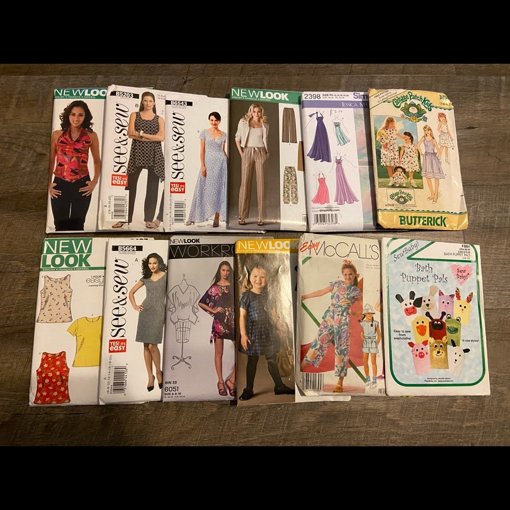 12 pack clothing patter new